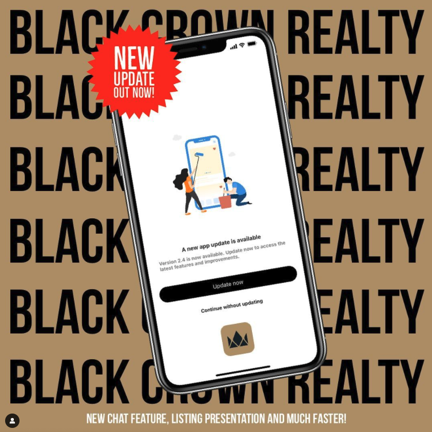 Black Crown Real Estate App